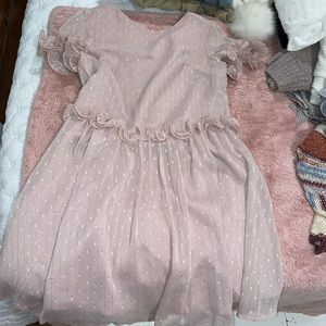 Hello Molly Pink babydoll dress